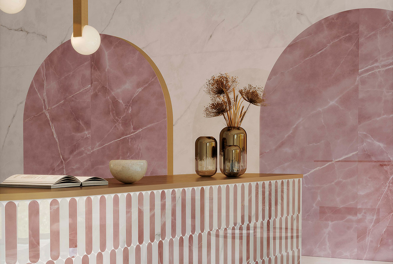 SYMPHONYX ROSE / CRYSTAL / CRYSTAL-ROSE MOSAIC ELLIPSE